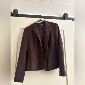 Women's Polo Ralph Lauren Brown Blazer, size 12, but fits like a medium/sz 6-8